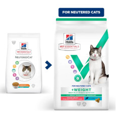 Hill's VET ESSENTIALS - Young Adult Neutered Cat (Tune) 獸醫保健貓乾糧 絕育貓(吞拿魚) 2.5kg [605083] 新舊包裝隨機發貨