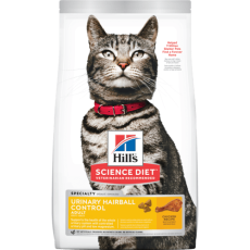 Hill's - 成貓泌尿道健康和去毛球貓糧 03.5lb [10135]