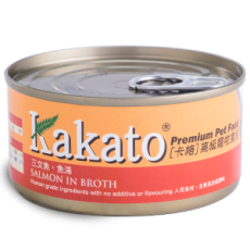 Kakato 707 三文魚 魚湯罐頭  (貓犬適用) 70G