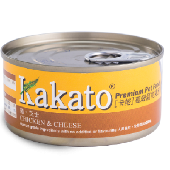 Kakato 716 雞+芝士罐頭 (貓犬適用) 70G