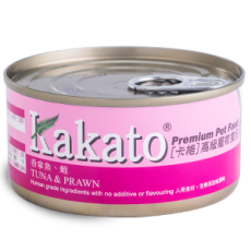 Kakato 718 吞拿魚+蝦罐頭 (貓犬適用) 70G