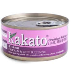 Kakato 804 雞+牛肉絲 170G