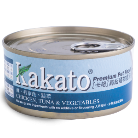 Kakato 833 雞+吞拿魚+蔬菜 170G