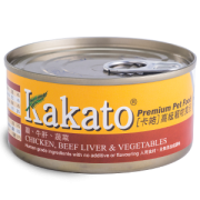 Kakato 836 雞+牛肝+蔬菜 170G