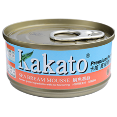 Kakato 709 鯛魚慕絲罐頭 (貓犬適用) 70G