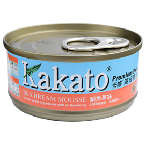 Kakato 709 鯛魚慕絲罐頭 (貓犬適用) 70G