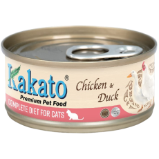 Kakato 762 雞+鴨 *貓用主食罐* 70g (粉)