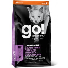 GO! SOLUTIONS 005265 - 活力營養系列 無穀物雞肉+火雞+鴨肉貓糧配方 8lb