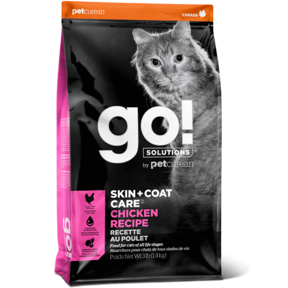 GO! SOLUTIONS 002981 - 護膚美毛系列 雞肉貓糧配方 3lb
