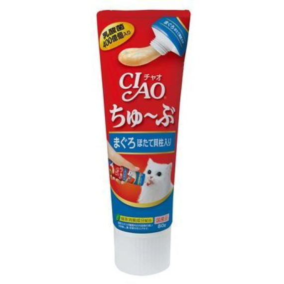 CIAO - CS-152 吞拿魚+帶子益生菌醬 (牙膏裝)