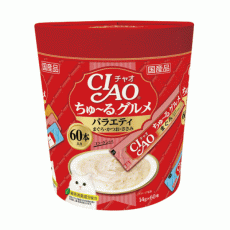 CIAO SC-138「超奴」美食PARTY 吞拿魚•鰹魚•雞肉 3種味 (60本 / 桶裝)