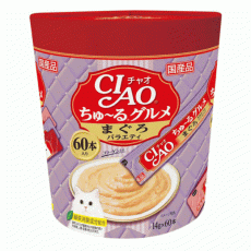 CIAO SC-139「超奴」美食 吞拿魚PARTY 3種味 (60本 / 桶裝)