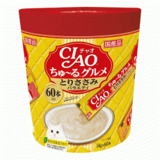 CIAO SC-140「超奴」美食 雞肉PARTY 3種味 (60本 / 桶裝)