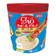 CIAO SC-221「超奴」美食 鰹魚PARTY 3種味 (60本 / 桶裝)