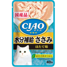 CIAO袋裝貓濕糧 IC-330 水份補給 雞肉 (木魚味) 40g