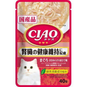 CIAO袋裝貓濕糧 IC-321 腎臟健康 吞拿魚 (雞肉+帶子味) 40g