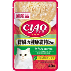 CIAO袋裝貓濕糧 IC-322 腎臟健康 雞肉(帶子味) 40g
