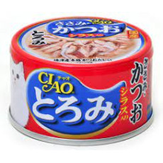 CIAO A 45 帶子濃湯 雞肉+鰹魚+白飯魚 貓罐頭 80g