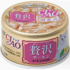 CIAO 贅沢 A-143 三文魚 吞拿魚+雞肉 貓罐頭 80g