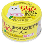 CIAO [A 21] - 吞拿魚雞肉+芝士 貓罐頭 85g