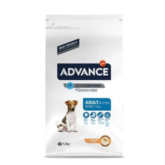 Advance - Active Defense Adult Mini 日常護理系列 小型成犬 狗糧 1.5 kg [923522]  (新舊包裝隨機發貨)