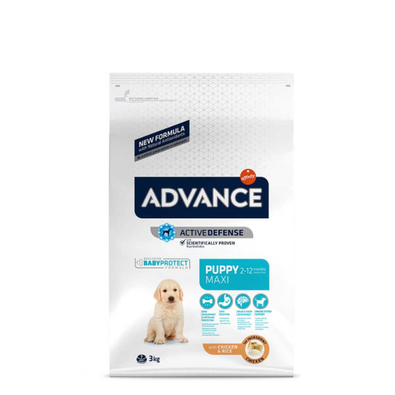 Advance - Active Defense Puppy Maxi 日常護理系列 大型幼犬 狗糧 3kg [513319] (新舊包裝隨機發貨)