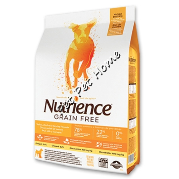 Nutrience 天然無穀物火雞+雞+鯡魚全犬配方 - 02.5 kg [D6171]