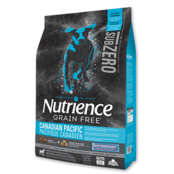 Nutrience SubZero 冷凍脫水鮮三文魚+鯡魚 無穀物六種魚 全犬配方 22LB [D6223]