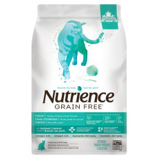 Nutrience 天然無穀物火雞+雞+鴨 室內貓配方 - 2.5 kg [C2551] (白底綠)