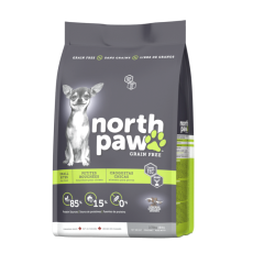 North Paw 無穀物雞肉+鯡魚小型成犬糧 02.72kg (黑綠) [NPSMB02]