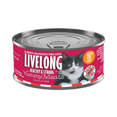 LIVELONG [14532] Yummy Meal 滋味肉罐 貓罐頭 156g (粉)