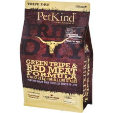 PetKind Green Tripe & Red Meat 無穀物 極級草胃紅肉 配方狗糧 25lb (金邊深紅)