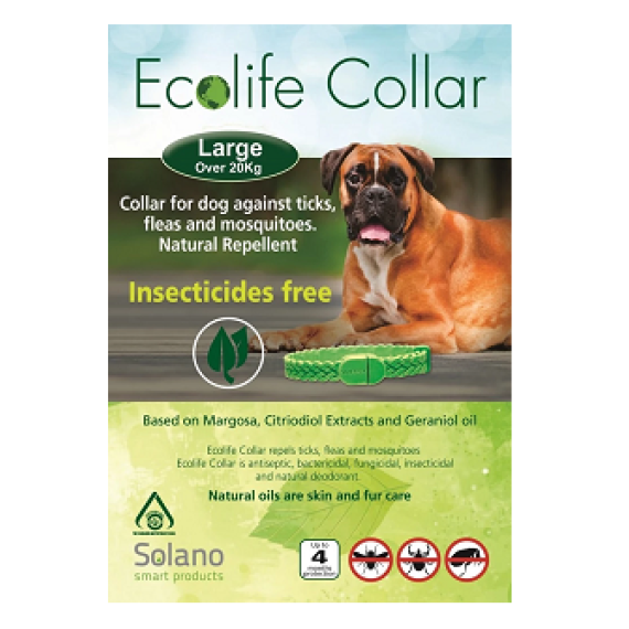 Solano - Ecolife Collar 純天然犬用驅蚤頸帶 (20kg以上)