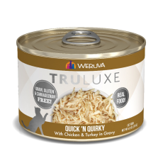 Weruva Truluxe 極品系列 Quick ‘N Quirky 無骨及去皮雞胸肉、火雞、雞湯 貓罐頭 170g