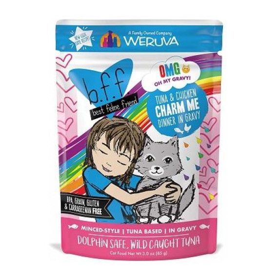 (停產) Weruva Best Feline Friend 85g 袋裝系列 吞拿魚+雞肉