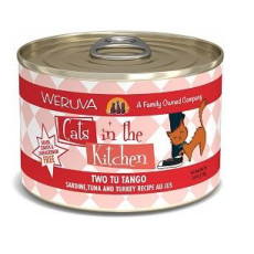 Weruva Cats in the Kitchen 罐裝系列 Two Tu Tango 魚湯、沙甸魚、野生吞拿魚、火雞 170g | 紅
