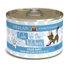 Weruva Cats in the Kitchen 罐裝系列 Splash Dance 雞湯、無骨及去皮雞胸肉、野生深海魚 170g