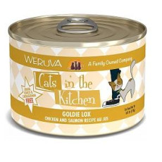 Weruva Cats in the Kitchen 罐裝系列 Goldie Lox 雞湯、無骨及去皮雞胸肉、野生三文魚 (含野生吞拿魚) 170g