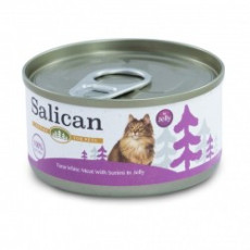 Salican 挪威森林 白肉吞拿魚+蟹肉 啫喱貓罐頭 85g (紫)