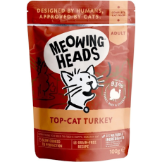 Meowing Heads [MHWT] - 無穀物Top-Cat Turkey 火雞主食濕包 100g