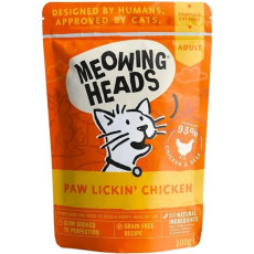 Meowing Heads [MHWC] - 無穀物Paw Lickin' Chicken雞肉主食濕包 100g