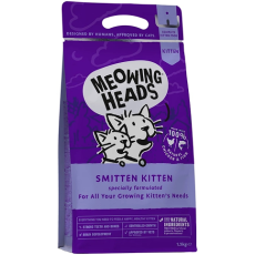 Meowing Heads [MHK15] - 全天然(幼貓)成長配方 Smitten Kitten 1.5kg (紫色)