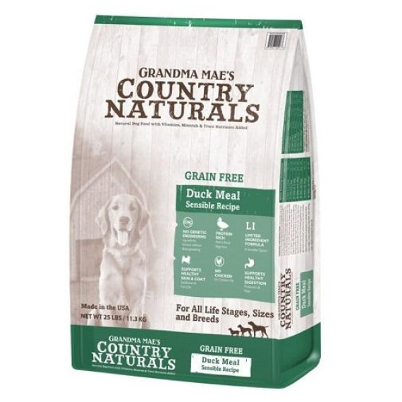 Country Naturals CN0214 - 無穀物全犬種防敏鴨肉精簡配方 12lb