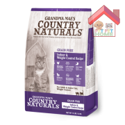 Country Naturals CN0256 無穀物老貓/體重控制去毛球室內貓配方(紫色)-04lb