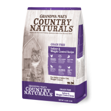 Country Naturals CN0263 無穀物老貓/體重控制去毛球室內貓配方(紫色)-12lb