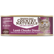 Country Naturals 無穀物 草飼羊角切肉塊配方 貓罐頭 2.8oz [CNCE016]