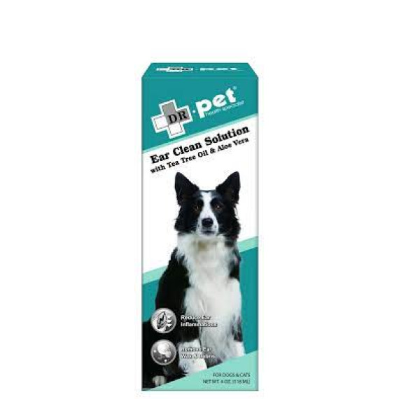 DR.pet DP0007A - 蘆薈茶樹油洗耳液(貓狗合用) 118ml 新包裝