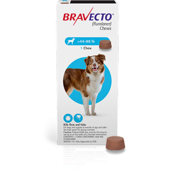 Bravecto 一錠除 - 大型犬 Large Dog (20kg ~ 40kg) (行貨)