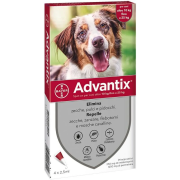 Bayer [BAX250] Advantix Spot-on for Dog 三合一犬用殺蚤滴劑 10-25kg - 4支裝