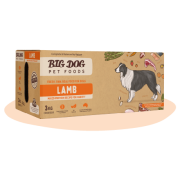 Big Dog *急凍* 狗糧羊 (Lamb) 配方 3kg ( 12件x 250g )